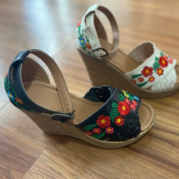 Huaraches wedge embroidered - Picture 5 of 8